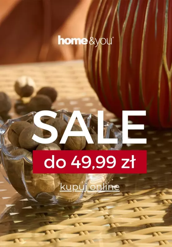 home&you - gazetka promocyjna SALE do 49,99 zł od piątku 10.10 do soboty 18.10