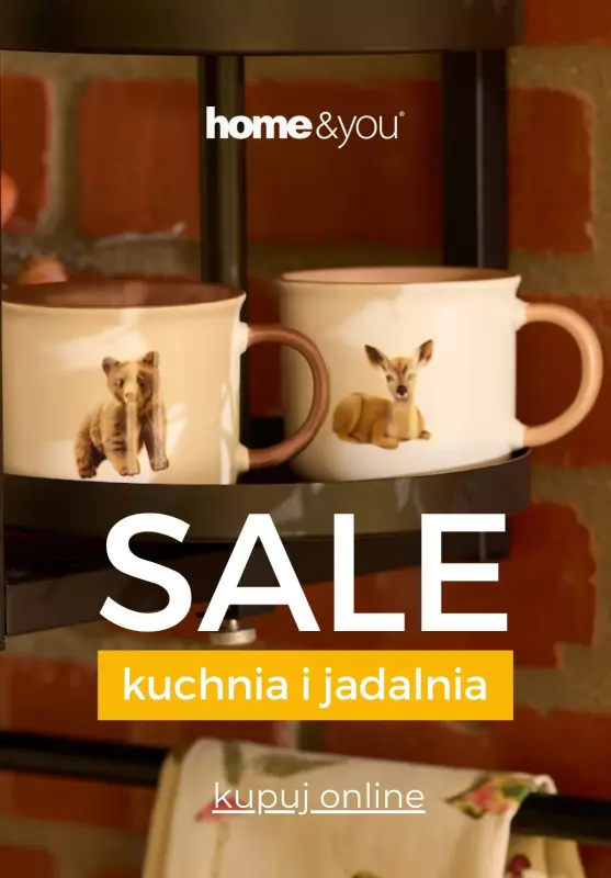 home&you - gazetka promocyjna SALE: kuchnia i jadalnia  