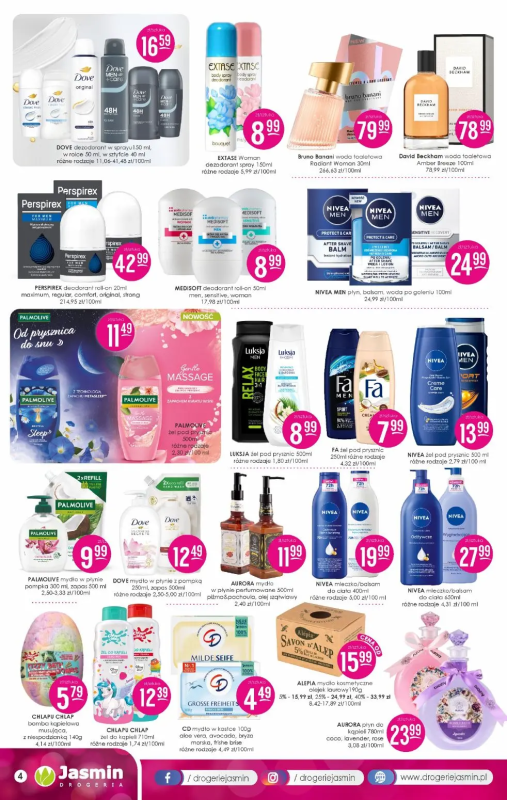 Drogerie Jasmin - gazetka promocyjna Gazetka od poniedziałku 14.07 do czwartku 31.07 - strona 4