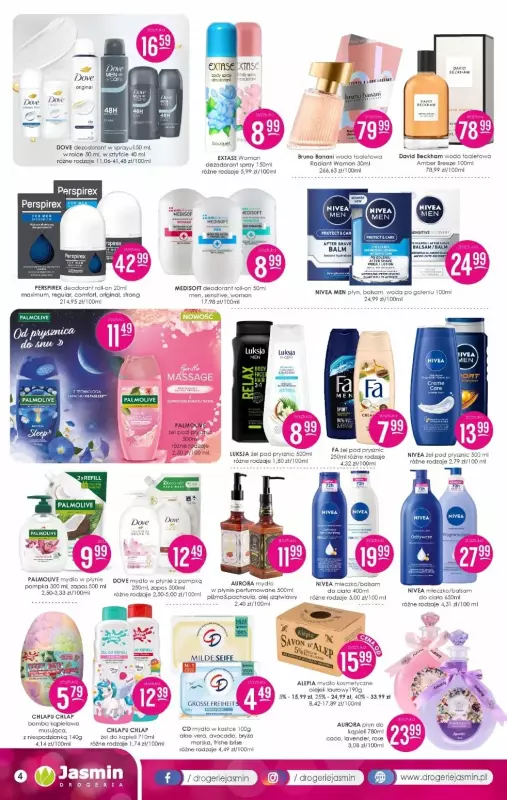 Drogerie Jasmin - gazetka promocyjna Gazetka od poniedziałku 14.07 do czwartku 31.07 - strona 4