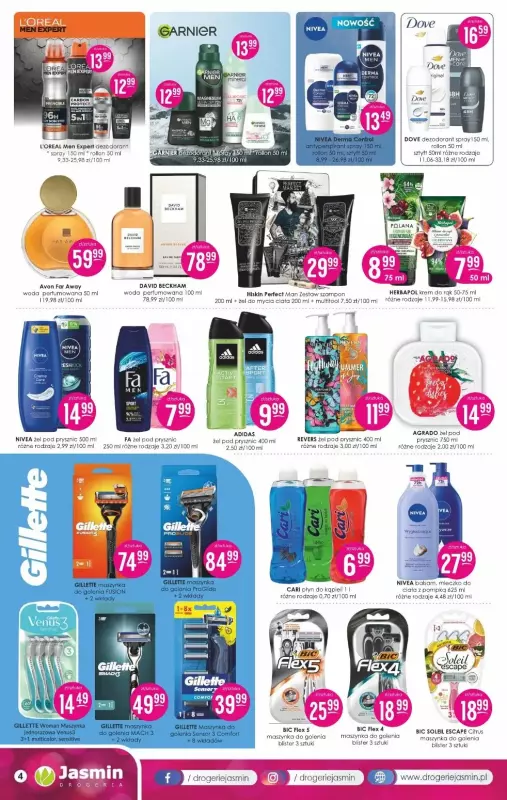 Drogerie Jasmin - gazetka promocyjna Gazetka od poniedziałku 08.09 do wtorku 30.09 - strona 4