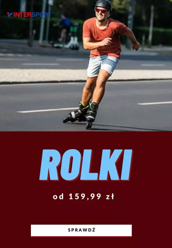 Intersport - gazetka promocyjna Rolki od 159,99 zł od środy 03.03 