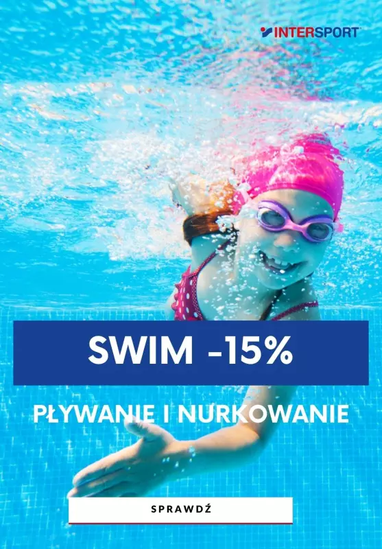 Intersport - gazetka promocyjna Intersport | -15% na kolekcja do pływania i nurkowania od wtorku 27.07 do środy 28.07