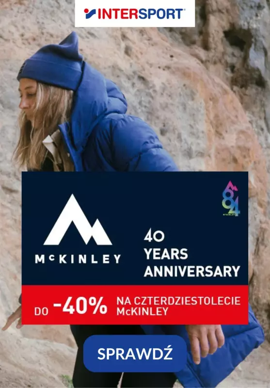 Intersport - gazetka promocyjna Do -40% na markę McKinley od środy 20.11 