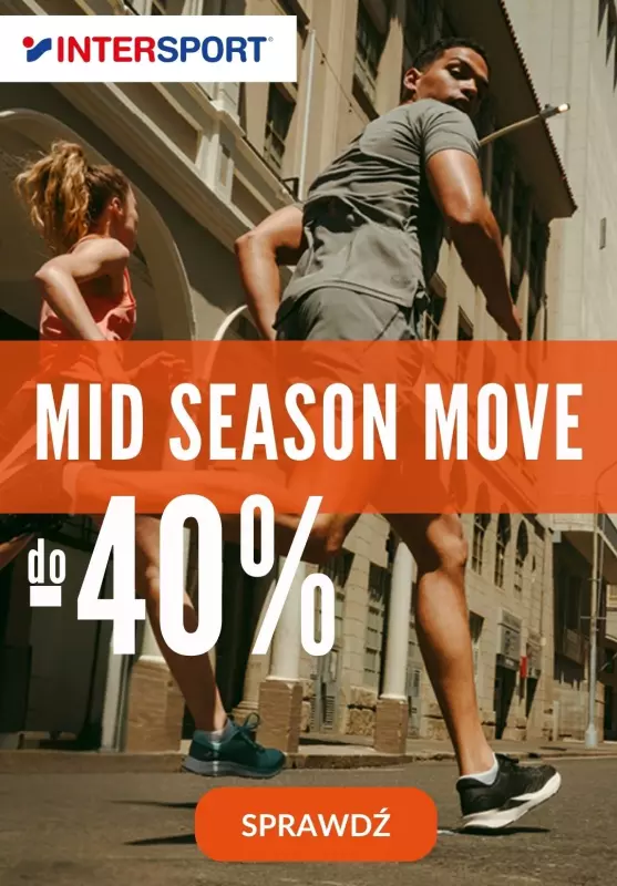 Intersport - gazetka promocyjna Do -40% Mid Season Move od środy 11.06 do wtorku 17.06