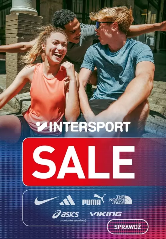 Intersport - gazetka promocyjna SALE - do -70% na wybrane produkty od poniedziałku 30.06 do środy 09.07