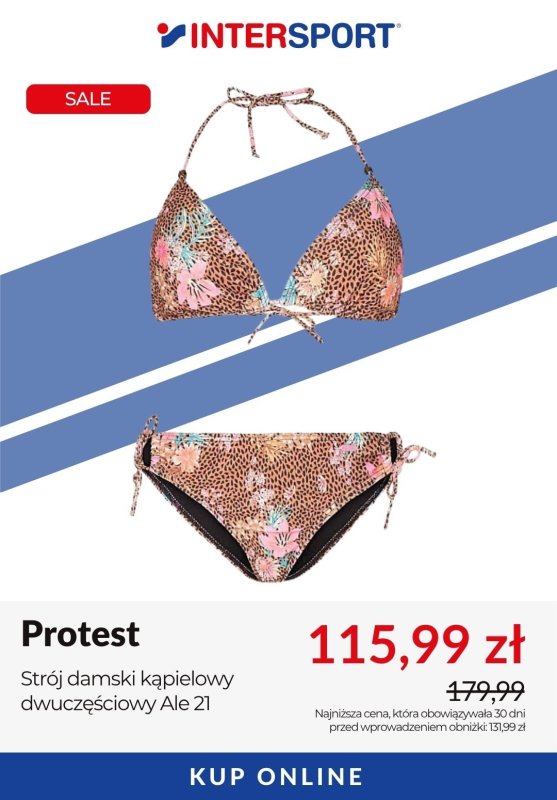 Intersport - gazetka promocyjna Do -50% damskie stroje kąpielowe od czwartku 03.07 do wtorku 15.07 - strona 7