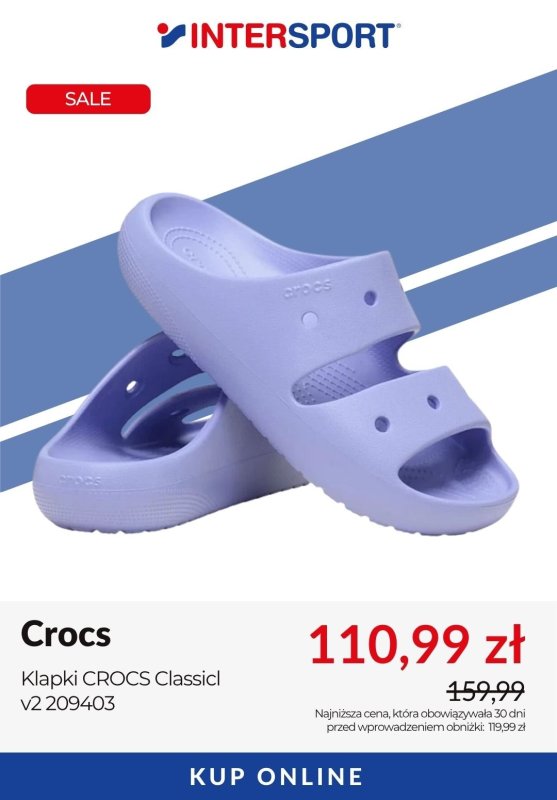 Intersport - gazetka promocyjna Crocsy nawet 99 zł taniej! od wtorku 15.07 do poniedziałku 28.07 - strona 4