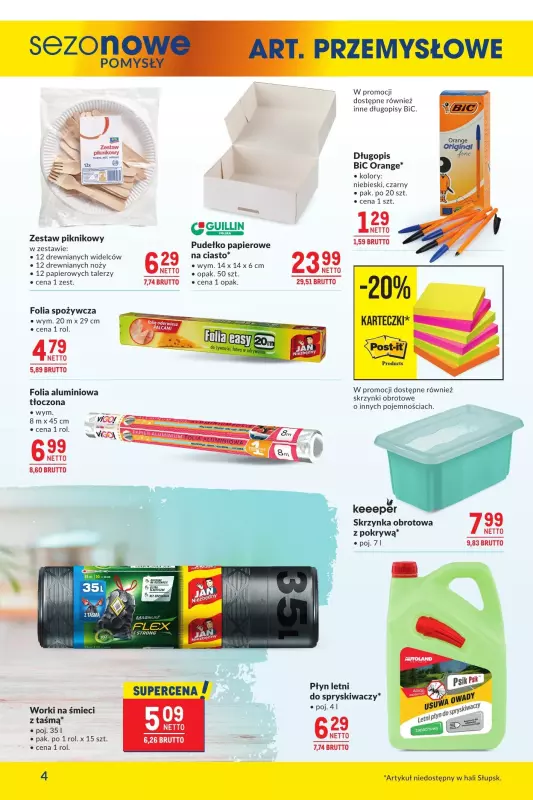 Makro - gazetka promocyjna Sezonowe pomysły od 23.07 od wtorku 23.07 do poniedziałku 19.08 - strona 4