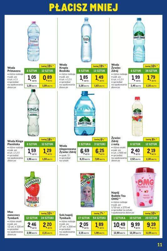 Makro - gazetka promocyjna Kupujesz więcej płacisz mniej od wtorku 03.09 do poniedziałku 30.09 - strona 11