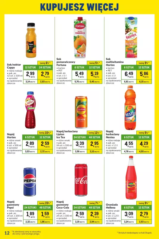 Makro - gazetka promocyjna Kupujesz więcej płacisz mniej od wtorku 03.09 do poniedziałku 30.09 - strona 12