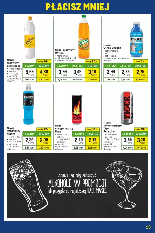 Makro - gazetka promocyjna Kupujesz więcej płacisz mniej od wtorku 03.09 do poniedziałku 30.09 - strona 13