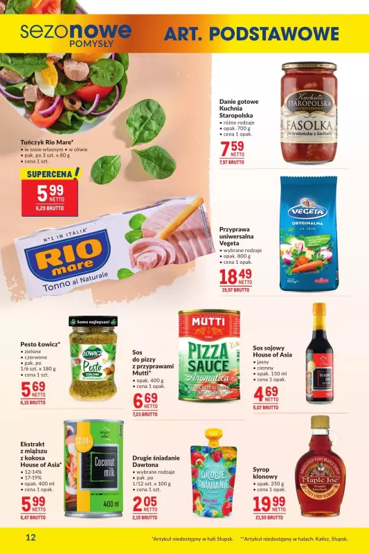 Makro - gazetka promocyjna Gazetka Sezonowe pomysły od wtorku 15.10 do poniedziałku 11.11 - strona 12