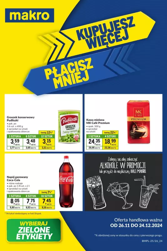 Makro - gazetka promocyjna Kupujesz więcej płacisz mniej od wtorku 26.11 do wtorku 24.12