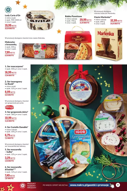 Makro - gazetka promocyjna Gazetka Delikatesy od wtorku 26.11 do wtorku 24.12 - strona 9