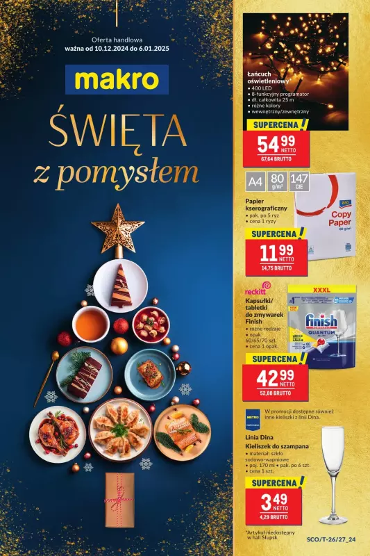 Makro - gazetka promocyjna Święta z pomysłem od wtorku 10.12 do poniedziałku 06.01