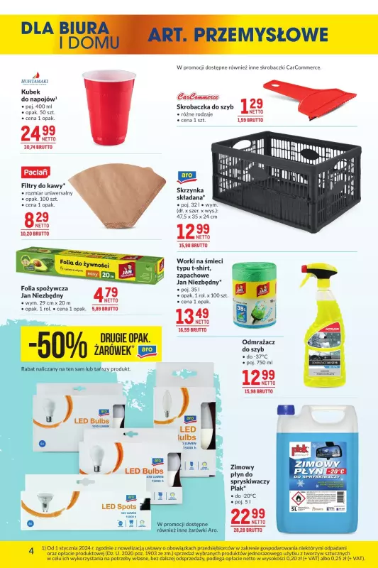 Makro - gazetka promocyjna Oferta dla biura i domu od wtorku 07.01 do poniedziałku 03.02 - strona 4