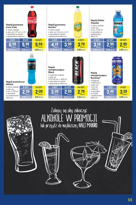 Makro - gazetka promocyjna Kupujesz więcej płacisz mniej od wtorku 21.01 do poniedziałku 17.02 - strona 15