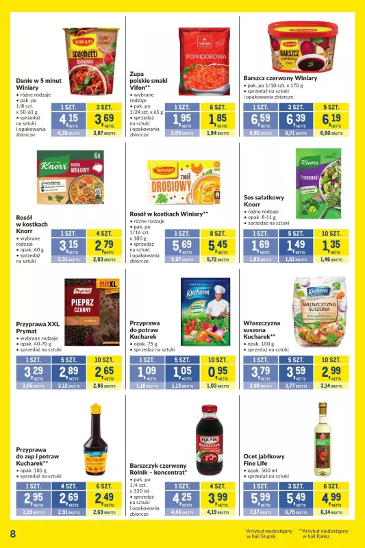 Makro - gazetka promocyjna Kupujesz więcej płacisz mniej od wtorku 21.01 do poniedziałku 17.02 - strona 8