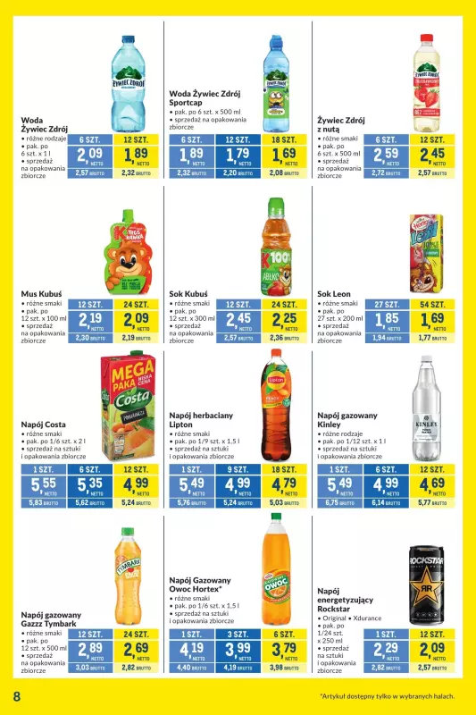 Makro - gazetka promocyjna Kupujesz więcej płacisz mniej od wtorku 18.02 do poniedziałku 17.03 - strona 8