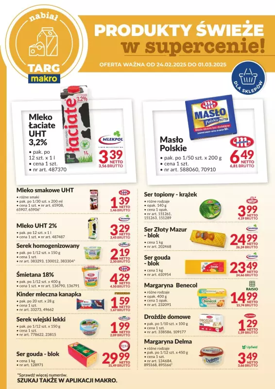 Makro - gazetka promocyjna Targ MAKRO - oferta świeża w super cenach! od wtorku 25.02 do soboty 01.03 - strona 6