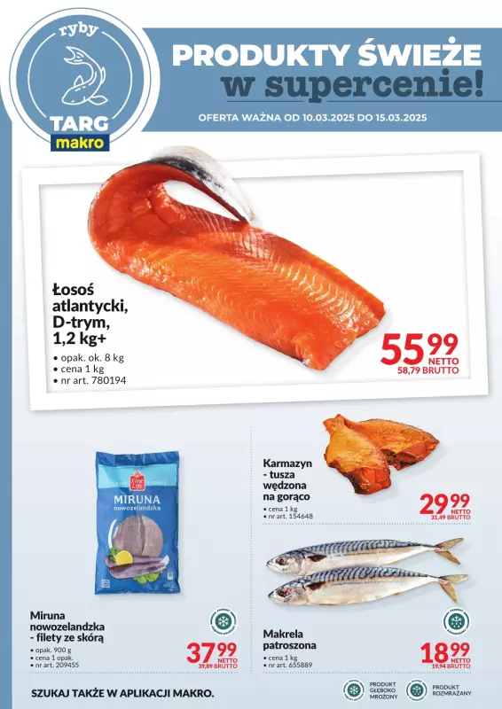 Makro - gazetka promocyjna Targ MAKRO - oferta świeża w super cenach! od poniedziałku 10.03 do soboty 15.03 - strona 6