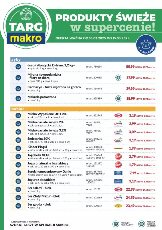 Makro - gazetka promocyjna Targ MAKRO - oferta świeża w super cenach! od poniedziałku 10.03 do soboty 15.03 - strona 8