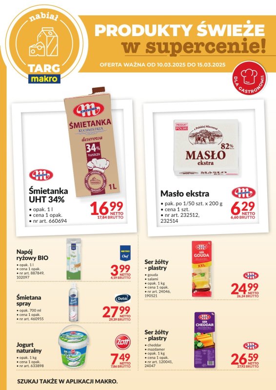 Makro - gazetka promocyjna Targ MAKRO - oferta świeża w super cenach! od poniedziałku 10.03 do soboty 15.03 - strona 2