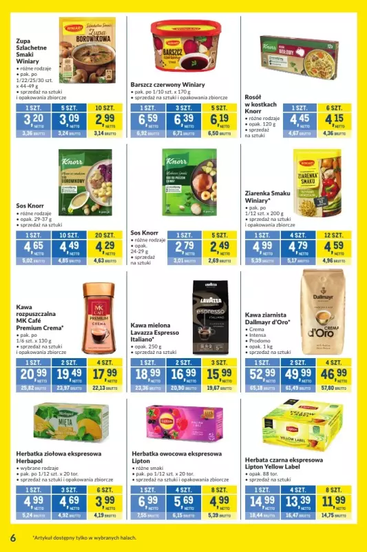 Makro - gazetka promocyjna Kupujesz więcej płacisz mniej od wtorku 18.03 do poniedziałku 14.04 - strona 6