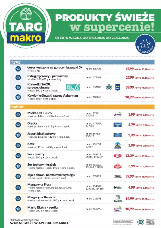 Makro - gazetka promocyjna Targ MAKRO - oferta świeża w super cenach! od poniedziałku 17.03 do soboty 22.03 - strona 8