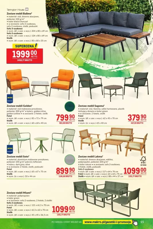 Makro - gazetka promocyjna Czas na grill! od wtorku 15.04 do poniedziałku 28.04 - strona 15