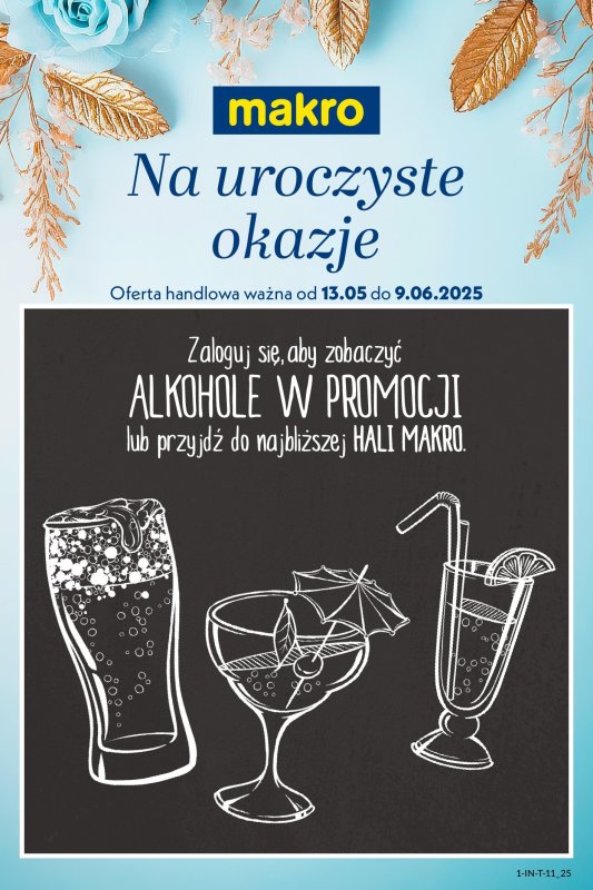 Makro - gazetka promocyjna Na uroczyste okazje od wtorku 13.05 do poniedziałku 09.06