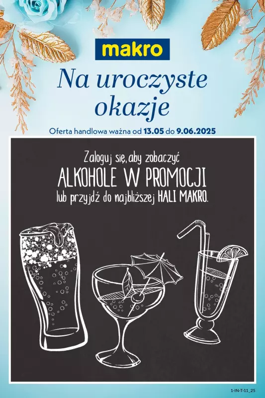 Makro - gazetka promocyjna Na uroczyste okazje  