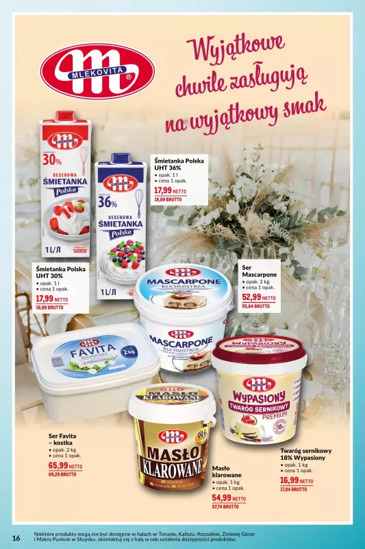 Makro - gazetka promocyjna Na uroczyste okazje od wtorku 13.05 do poniedziałku 09.06 - strona 16