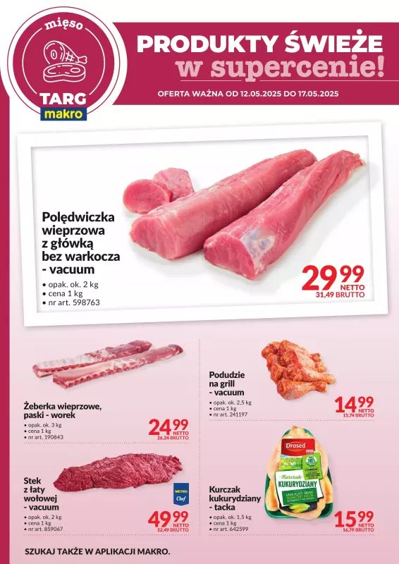 Makro - gazetka promocyjna Targ MAKRO - oferta świeża w super cenach! od poniedziałku 12.05 do soboty 17.05 - strona 4