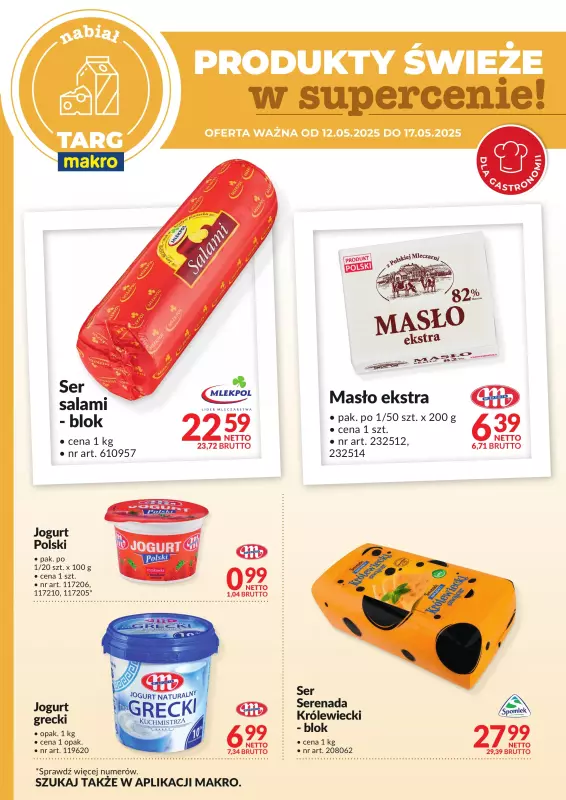Makro - gazetka promocyjna Targ MAKRO - oferta świeża w super cenach!   - strona 2