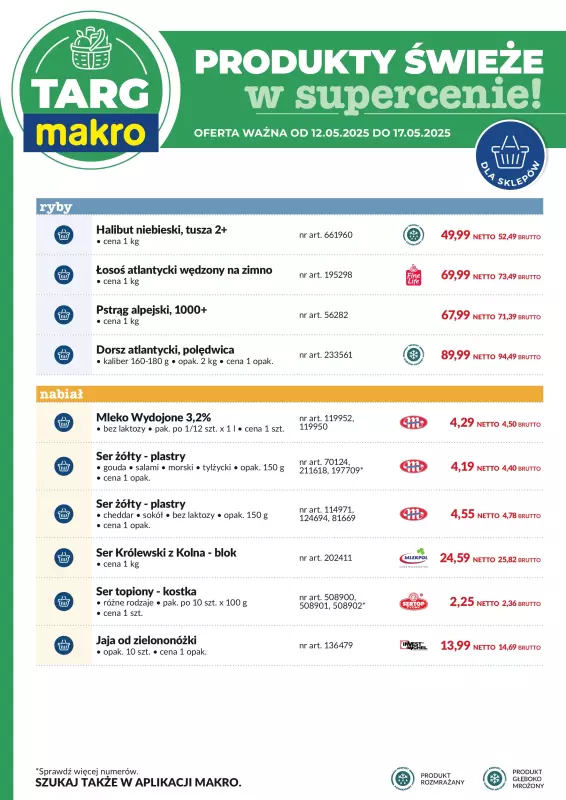 Makro - gazetka promocyjna Targ MAKRO - oferta świeża w super cenach! od poniedziałku 12.05 do soboty 17.05 - strona 8