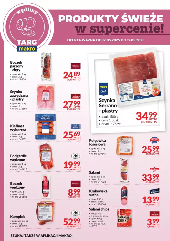 Makro - gazetka promocyjna Targ MAKRO - oferta świeża w super cenach!   - strona 3