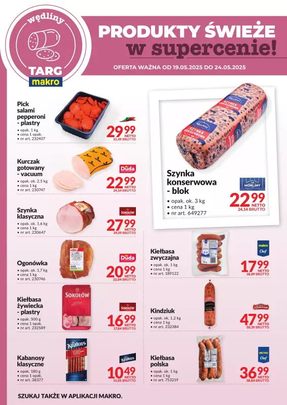 Makro - gazetka promocyjna Targ MAKRO - oferta świeża w super cenach!   - strona 3