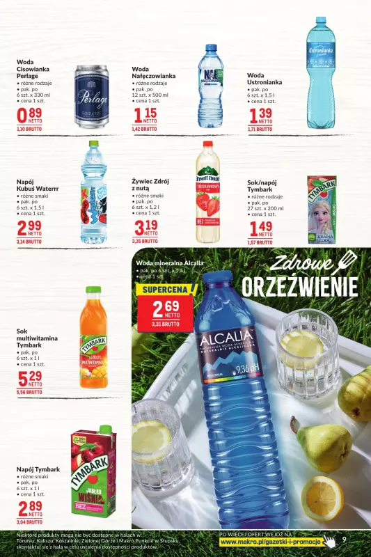 Makro - gazetka promocyjna Smakuj chwile z pysznym grillem od wtorku 27.05 do poniedziałku 09.06 - strona 9