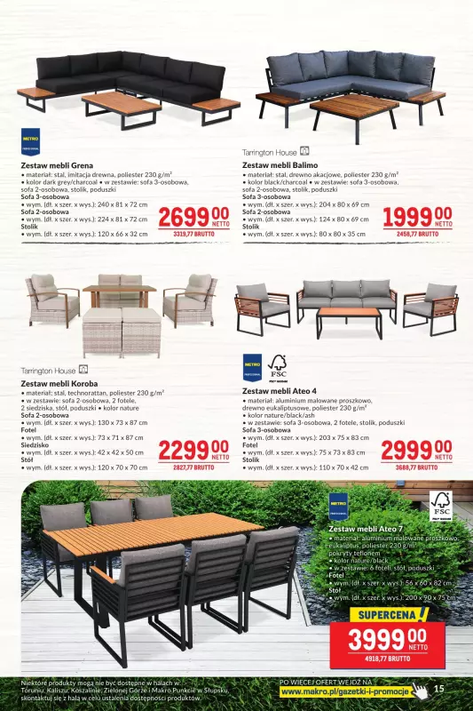 Makro - gazetka promocyjna Smakuj chwile z pysznym grillem od wtorku 27.05 do poniedziałku 09.06 - strona 15