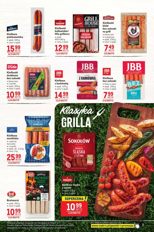Makro - gazetka promocyjna Smakuj chwile z pysznym grillem od wtorku 27.05 do poniedziałku 09.06 - strona 5