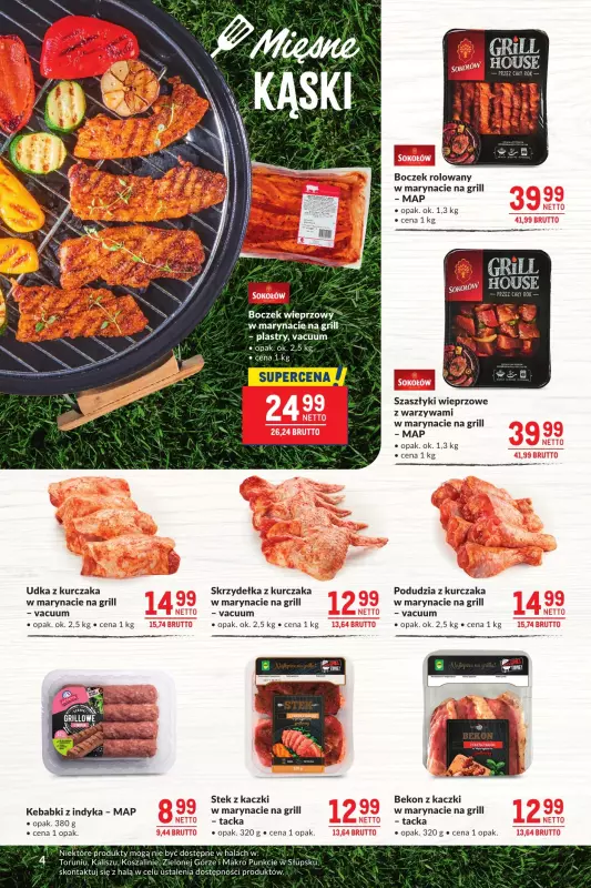 Makro - gazetka promocyjna Smakuj chwile z pysznym grillem od wtorku 27.05 do poniedziałku 09.06 - strona 4