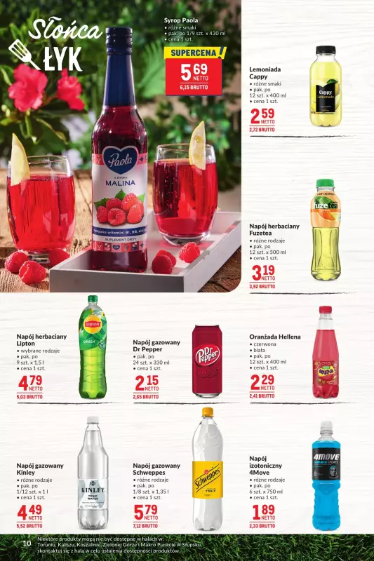 Makro - gazetka promocyjna Smakuj chwile z pysznym grillem od wtorku 27.05 do poniedziałku 09.06 - strona 10