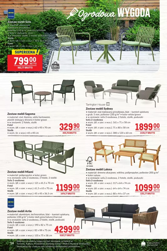 Makro - gazetka promocyjna Smakuj chwile z pysznym grillem od wtorku 27.05 do poniedziałku 09.06 - strona 14