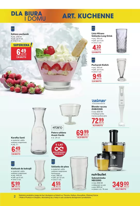 Makro - gazetka promocyjna Oferta dla biura i domu   - strona 2
