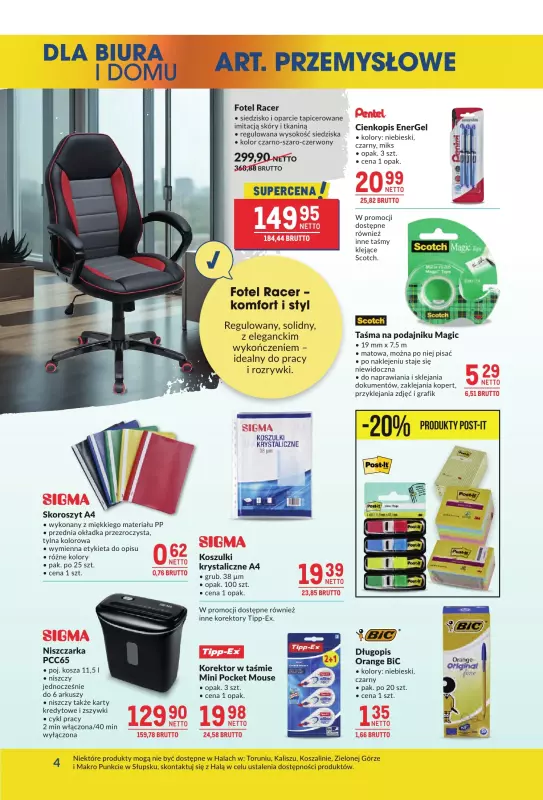 Makro - gazetka promocyjna Oferta dla biura i domu od środy 28.05 do poniedziałku 23.06 - strona 4
