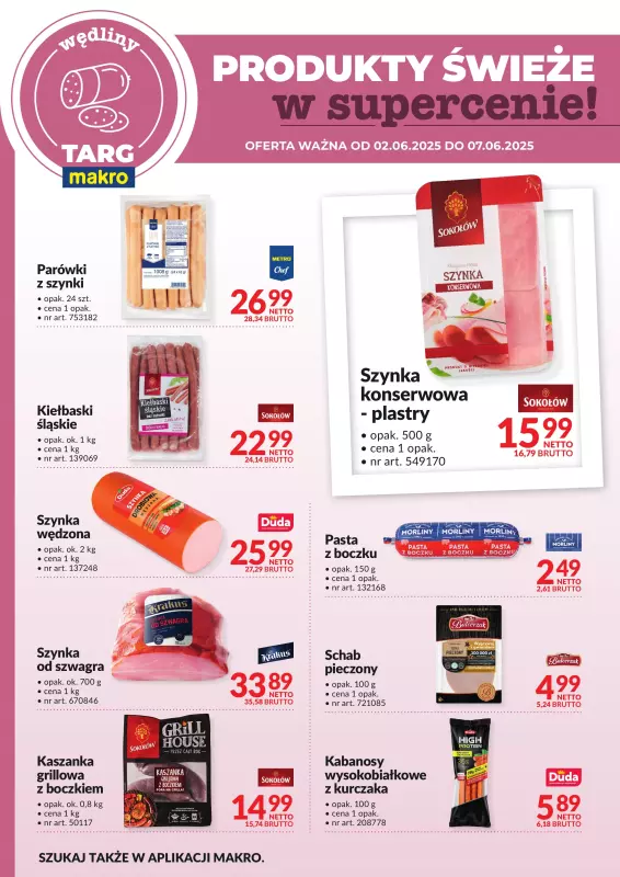 Makro - gazetka promocyjna Targ MAKRO - oferta świeża w super cenach!   - strona 3