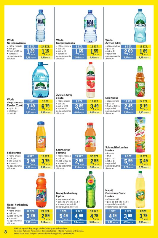 Makro - gazetka promocyjna Kupujesz więcej płacisz mniej od wtorku 10.06 do poniedziałku 07.07 - strona 8