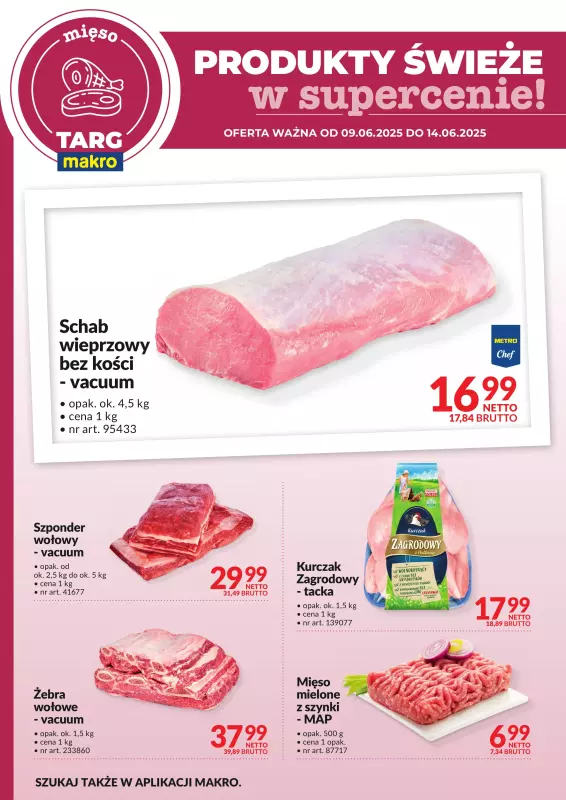 Makro - gazetka promocyjna Targ MAKRO - oferta świeża w super cenach! od poniedziałku 09.06 do soboty 14.06 - strona 4